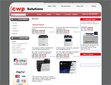 Tablet Screenshot of cwpsolutions.com